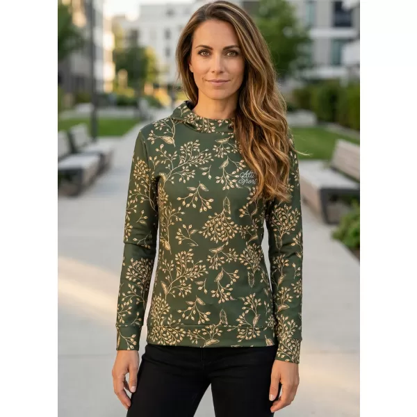  Hochwertiges Funktions-Sweatshirt für Damen ALTISPORT VOJ/ALW025MI01 MILITÄR 