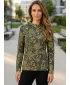 Hochwertiges Funktions-Sweatshirt für Damen ALTISPORT VOJ/ALW025MI01 MILITÄR