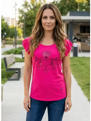Damen-T-Shirt KIXMI SAMMI ROSA