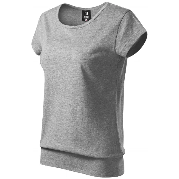  Damen-T-Shirt ALTISPORT NoPrint NP/ALW021 DUNKELGRAUE HIGHLIGHTS 