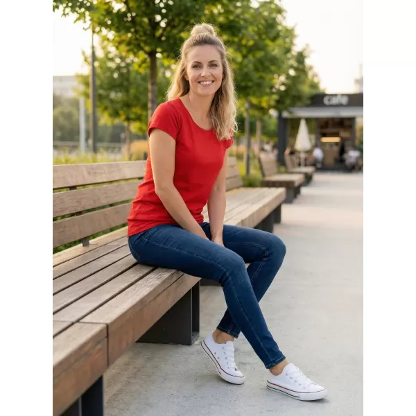  Damen-T-Shirt ALTISPORT NoPrint NP/ALW021 ROT 