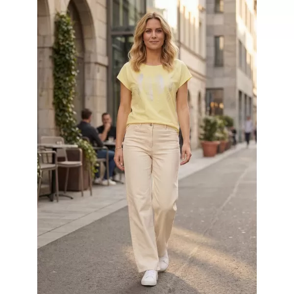 Damen-T-Shirt SAM 73 CLORINDA WT 914 HELLGELB 