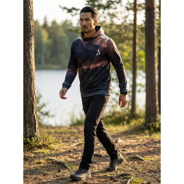  Hochwertiges Funktions-Sweatshirt für Herren ALTISPORT VOJ/ALM030MI01 LILA 