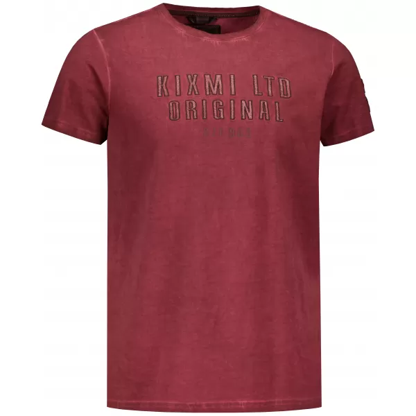  Herren-T-Shirt KIXMI SALEM BURGUND 