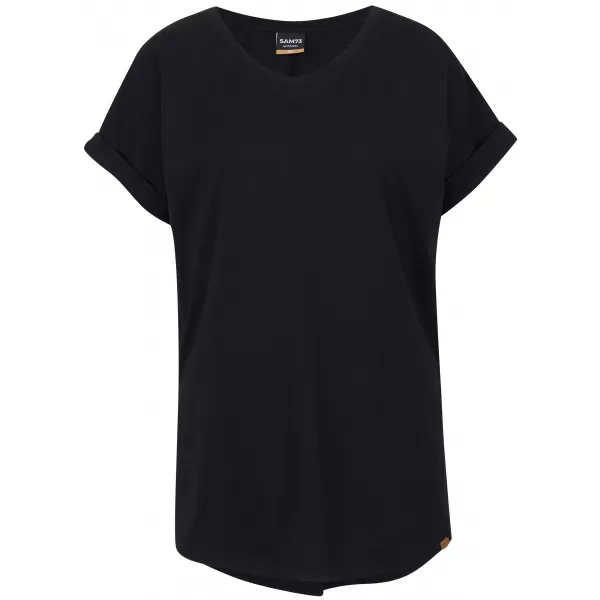  Damen-T-Shirt SAM 73 CAROLINA WT 908 SCHWARZ 