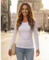 Damen-T-Shirt mit langen Ärmeln ALTISPORT NoPrint NP/ALW931 WEIß