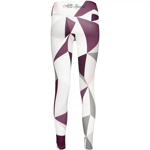  Lange Premium-Leggings für Damen ALTISPORT VOJ/ALW007LEG01 WEIß 