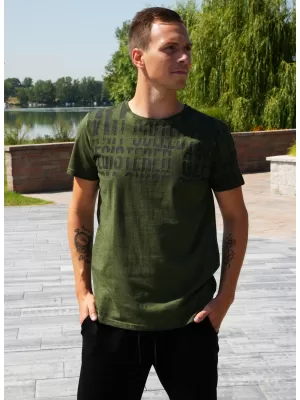 Herren-T-Shirt KIXMI SENON MILITÄR