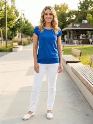 Damen-T-Shirt ALTISPORT NoPrint NP/ALW021 KÖNIGSBLAU