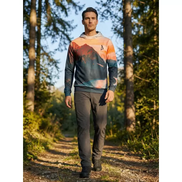  Hochwertiges Funktions-Sweatshirt für Herren ALTISPORT VOJ/ALM030MI01 ORANGE 