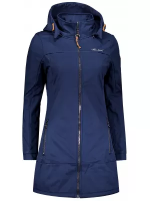 Softshell-Mantel für Damen ALTISPORT CIARA DUNKELBLAU