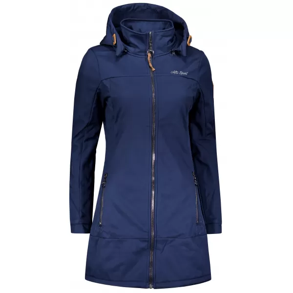 Softshell-Mantel für Damen ALTISPORT CIARA DUNKELBLAU 