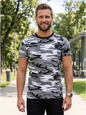 Herren-T-Shirt ALTISPORT NoPrint NP/ALM441 TARNGRAU