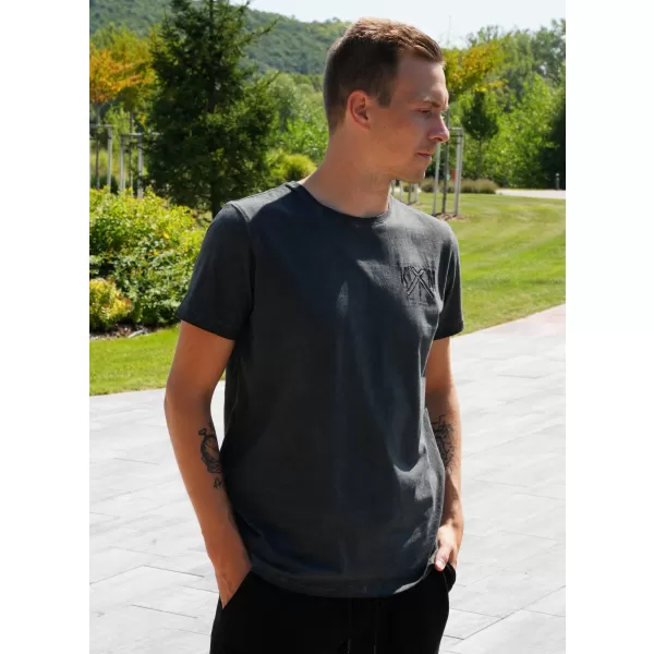  Herren-T-Shirt KIXMI SIMEON DUNKELGRAU 
