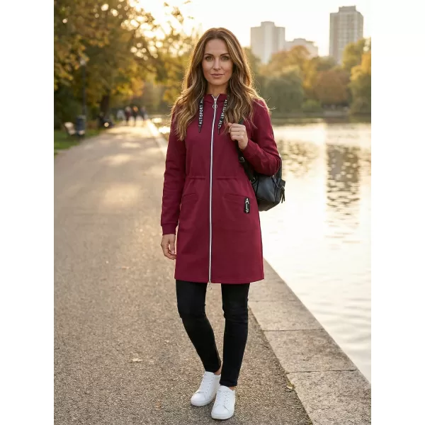  Damen-Sweatshirt ALTISPORT CELIA BURGUND 