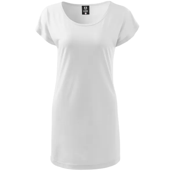 Langes T-Shirt für Damen ALTISPORT NoPrint NP/ALW321 WEIß 