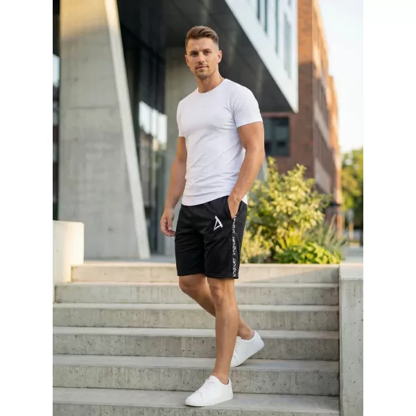  Hochwertige Funktionsshorts für Herren ALTISPORT VOJ/ALM021KRA01 SCHWARZ 