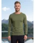Herren-T-Shirt mit langen Ärmeln ALTISPORT NoPrint NP/ALM911 KHAKI