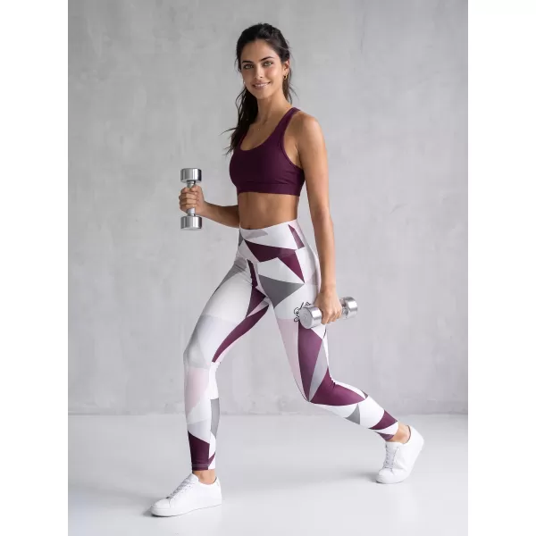  Lange Premium-Leggings für Damen ALTISPORT VOJ/ALW007LEG01 WEIß 