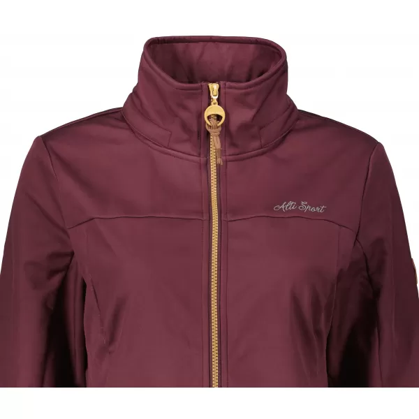  Softshell-Mantel für Damen ALTISPORT CIARA BURGUND 