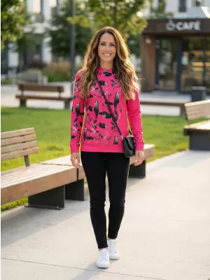 Hochwertiges Funktions-Sweatshirt für Damen ALTISPORT VOJ/ALW026MI01 ROSA