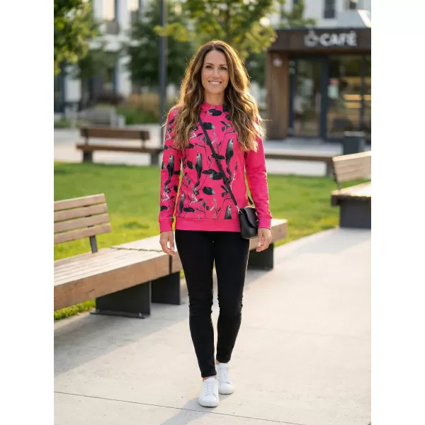  Hochwertiges Funktions-Sweatshirt für Damen ALTISPORT VOJ/ALW026MI01 ROSA 