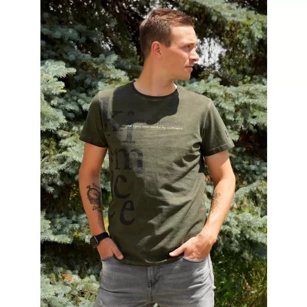  Herren-T-Shirt KIXMI SANDER KHAKI 