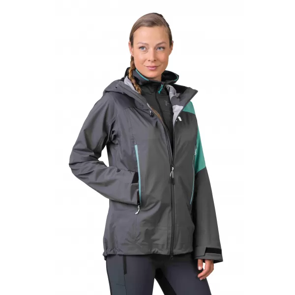  Damenjacke HANNAH ADELAIDE ASPHALT/WASABI 