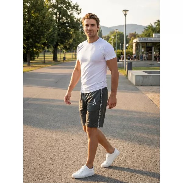  Hochwertige Funktionsshorts für Herren ALTISPORT VOJ/ALM021KRA01 GRAU 
