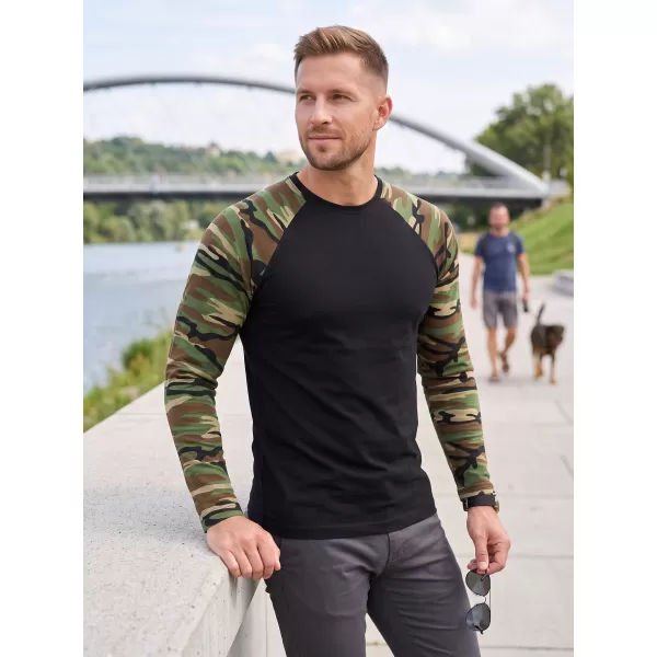  Herren-T-Shirt mit langen Ärmeln ALTISPORT NoPrint NP/ALM661 TARNBRAUN 