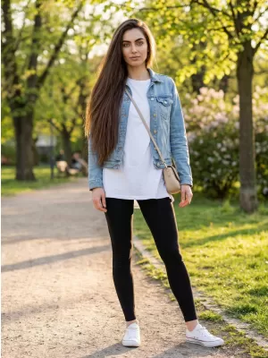 Leggings für Damen ALTISPORT NoPrint NP/ALW016 SCHWARZ