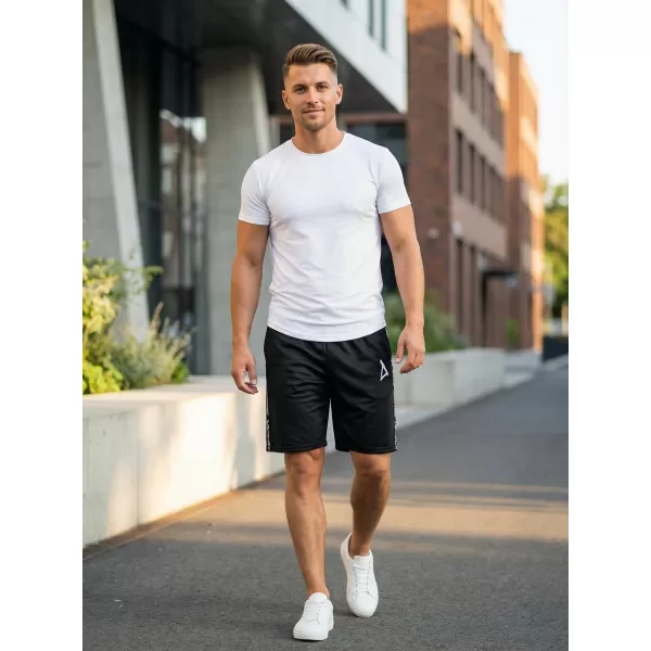  Hochwertige Funktionsshorts für Herren ALTISPORT VOJ/ALM021KRA01 SCHWARZ 