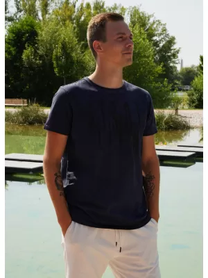 Herren-T-Shirt ALTISPORT CARLSON DUNKELBLAU