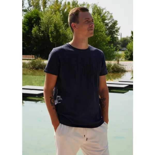  Herren-T-Shirt ALTISPORT CARLSON DUNKELBLAU 