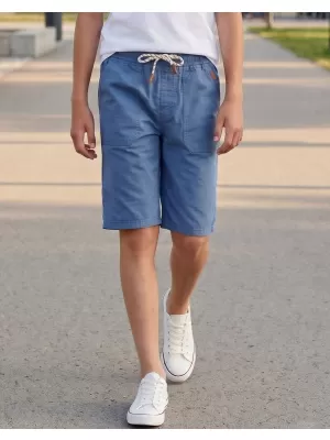 Shorts für Jungen SAM 73 FALKO KS 511 MITTELBLAU