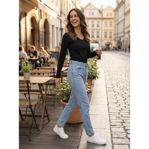 Damen-T-Shirt mit langen Ärmeln ALTISPORT NoPrint NP/ALW721 SCHWARZ 