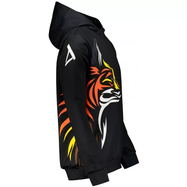  Hochwertiges Funktions-Sweatshirt für Herren ALTISPORT VOJ/ALM029MI01 SCHWARZ-ORANGE 
