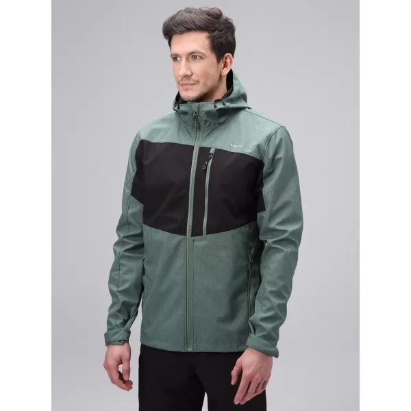  Herren-Softshelljacke LOAP LADAN SFM2401 GRÜN 