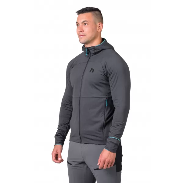  Herren-Sweatshirt HANNAH ETHAN HOODY ANTHRAZIT MEL 