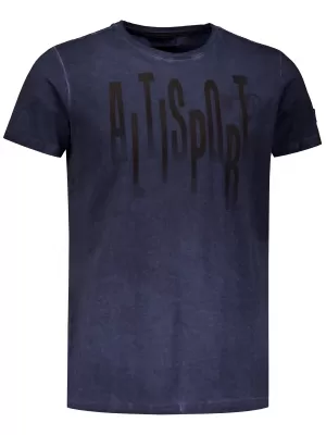 Herren-T-Shirt ALTISPORT CARLSON DUNKELBLAU