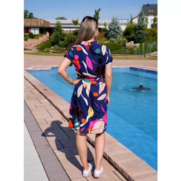  Kleid KIXMI SHANON DUNKELBLAU 