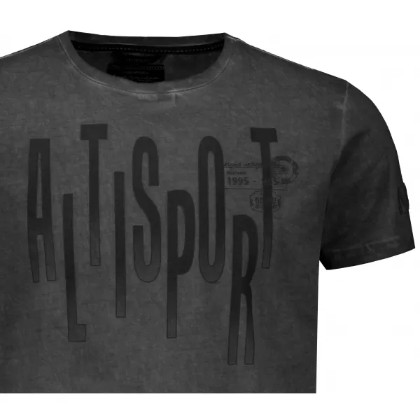  Herren-T-Shirt ALTISPORT CARLSON DUNKELGRAU 