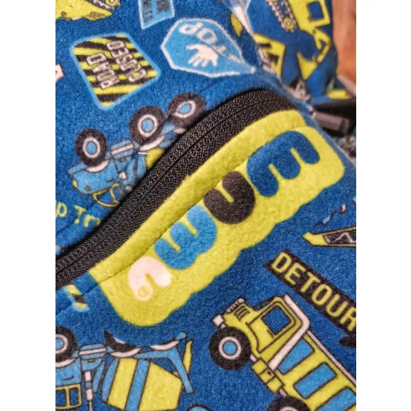  Fleece-Sweatshirt für Kinder WAMU BAGR BLAU 