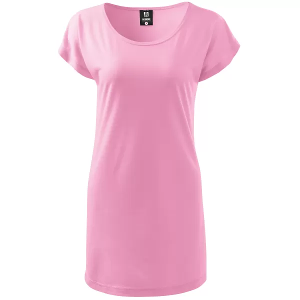  Langes T-Shirt für Damen ALTISPORT NoPrint NP/ALW321 ROSA 