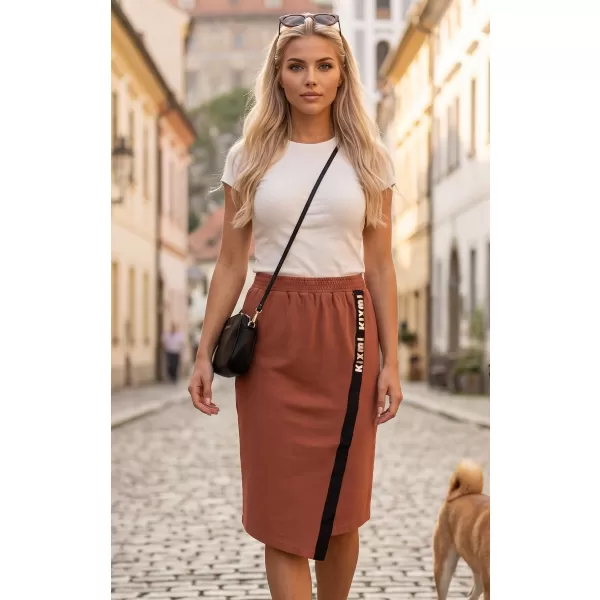  Damenrock KIXMI SIBILA BRAUN/CREME 