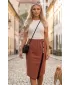 Damenrock KIXMI SIBILA BRAUN/CREME
