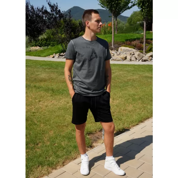  Herren-T-Shirt ALTISPORT CADMAN DUNKELGRAU 