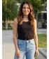 Damen-Tanktop SAM 73 CARLA WT 902 SCHWARZ
