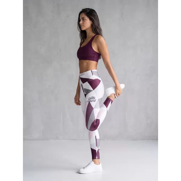  Lange Premium-Leggings für Damen ALTISPORT VOJ/ALW007LEG01 WEIß 