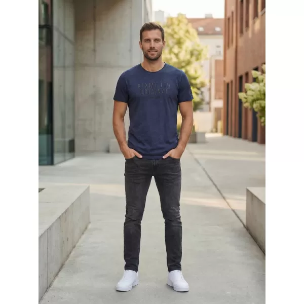  Herren-T-Shirt KIXMI SALEM DUNKELBLAU 